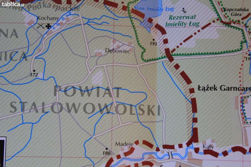 Okolice Janowa Lubelskiego mapa-378