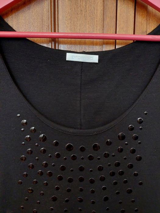 Vestido preto curto Promod