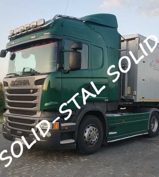 Orurowanie POD ZABUDOWY Ze stali nierdzewnej Scania R / S POLEROWANE!