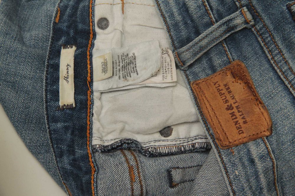 Polo ralph lauren 26 skinny fit джинсы из хлопка