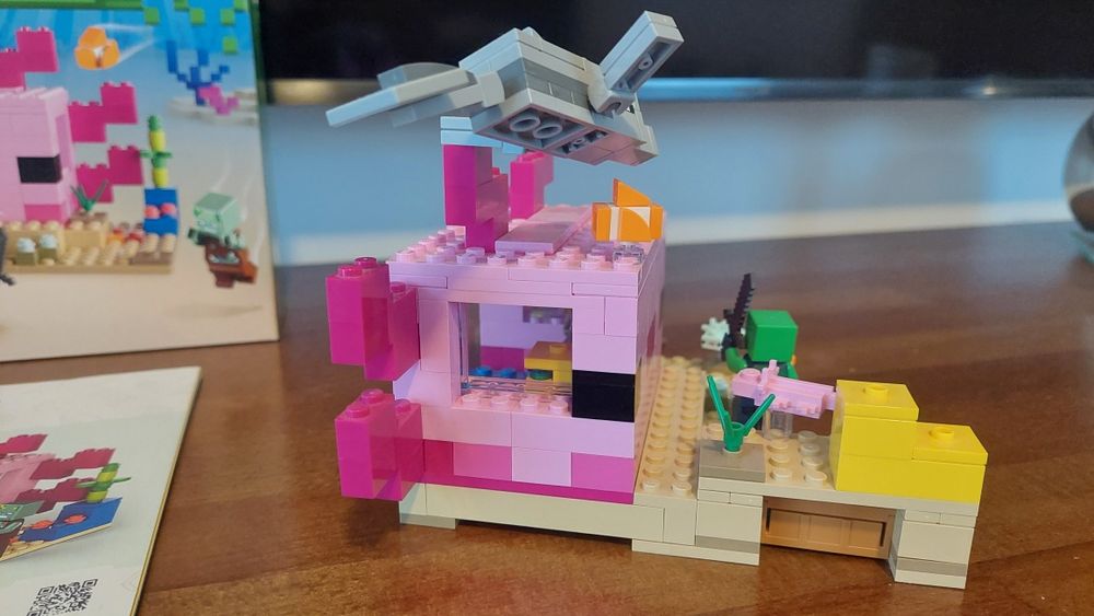 Lego Minecraft 21247 Dom aksolotla. Jak nowe.  Polecam!