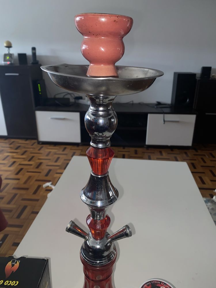 Shisha vermelha 45cm