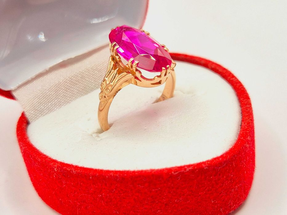 Stary Rosyjski Złoty Pierścionek pr.583 (14K) ZSRR JAK NOWY