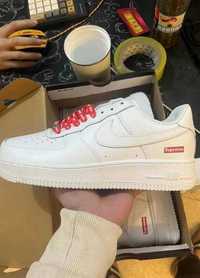 Nike Air Force 1 Low Supreme White  43