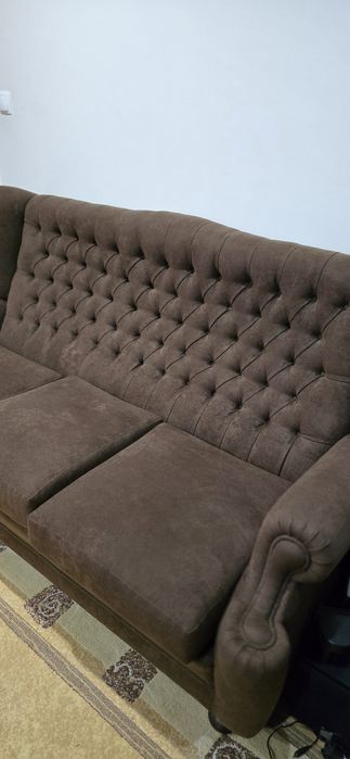 Espectacular terno de sofás vintage