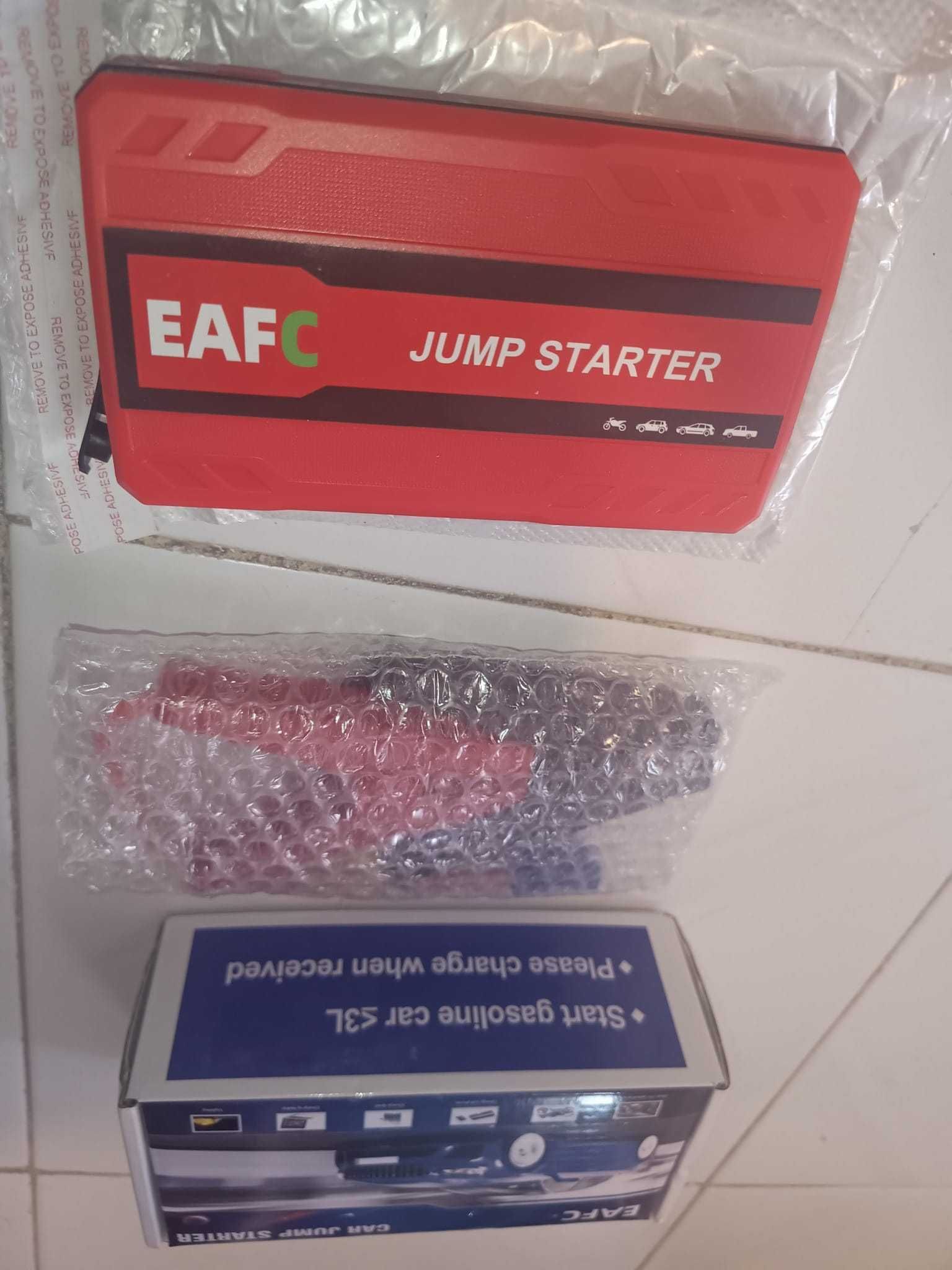 Iniciador de partida novo, arrancador p/ bateria de carro descarregada