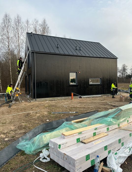 Nowoczesna Stodoła 108m2 / Stan Deweloperski / Dom Drewniany