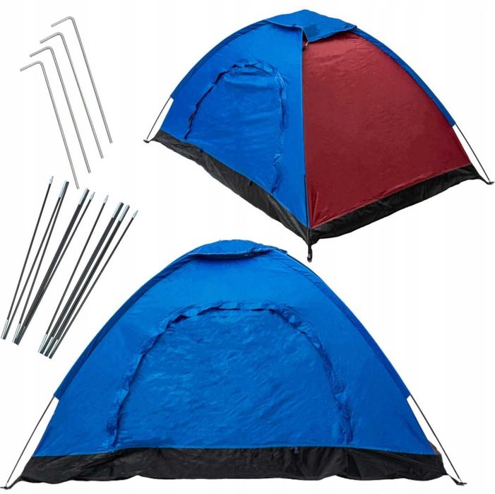 . NAMIOT 3 OSOBOWY z moskitierą wędkarski turystyczny 2x1,5m pokrowiec