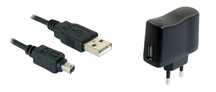 NOWA ładowarka 5V_1A + nowy kabel mini USB - 8 pin