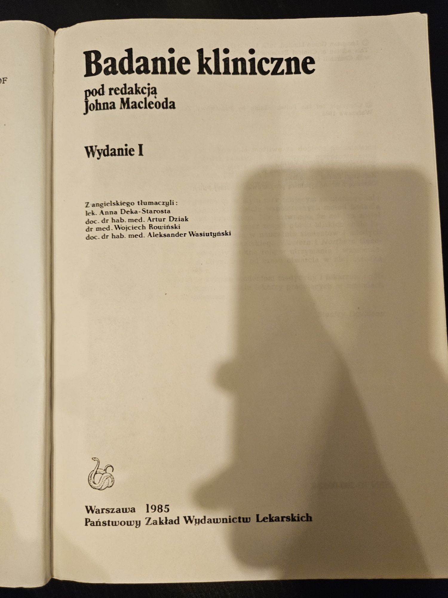 Badanie kliniczne John Macleod PZWL