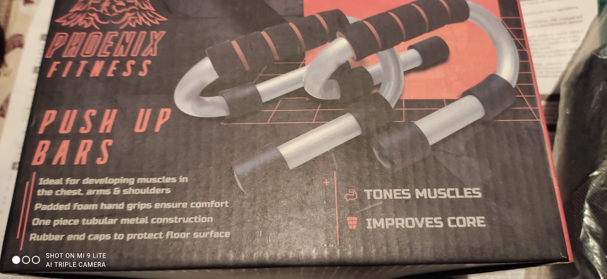 Uchwyty do pompek, solidne & skuteczne, Phoenix Fitness®