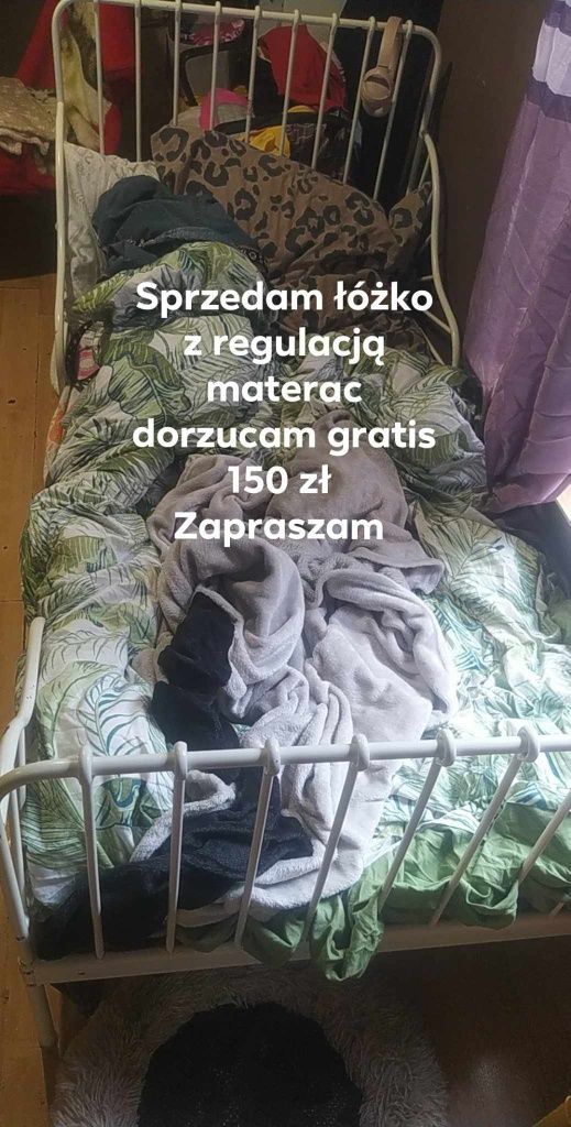 Łóżko dla dziecka regulacja