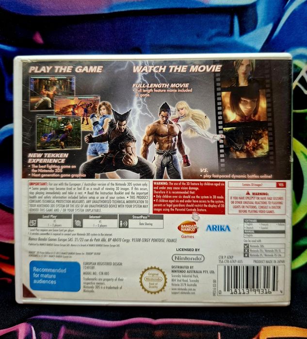 Tekken 3D prime edition Nintendo 3DS