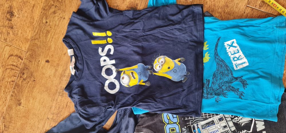 Zestaw bluzek dla chlopca 116/122 cm