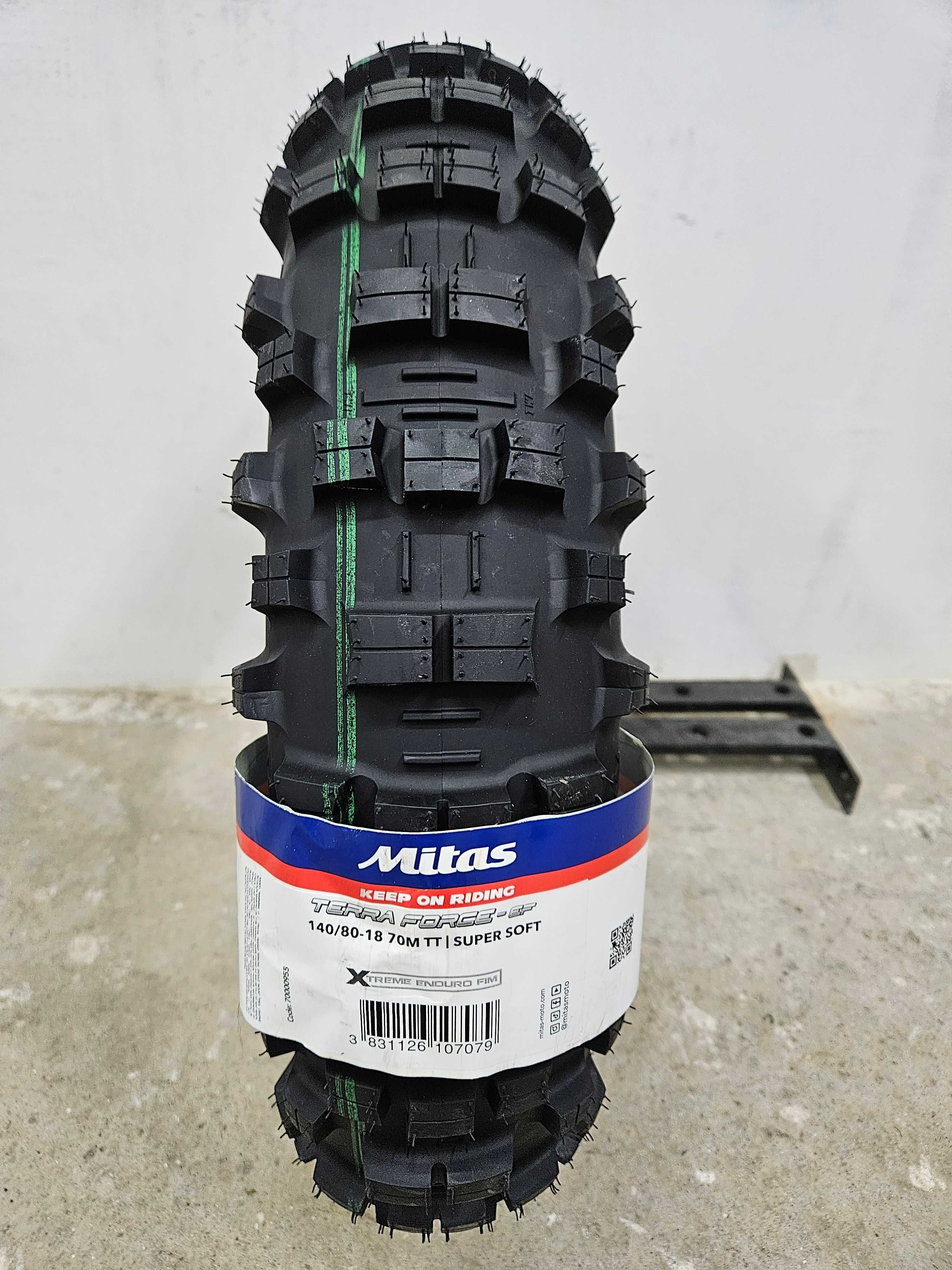 Opona Mitas 140/80-18 Terra Force EF podwójny zielony cross enduro