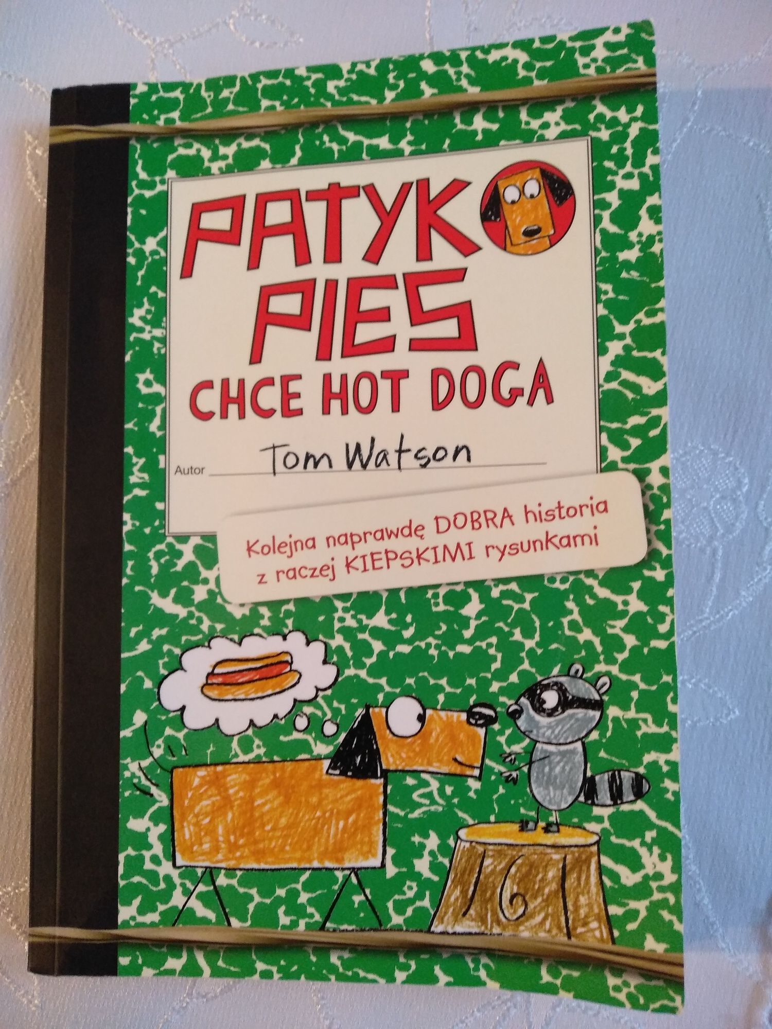 Książka dla dzieci Patykopies chce hot doga