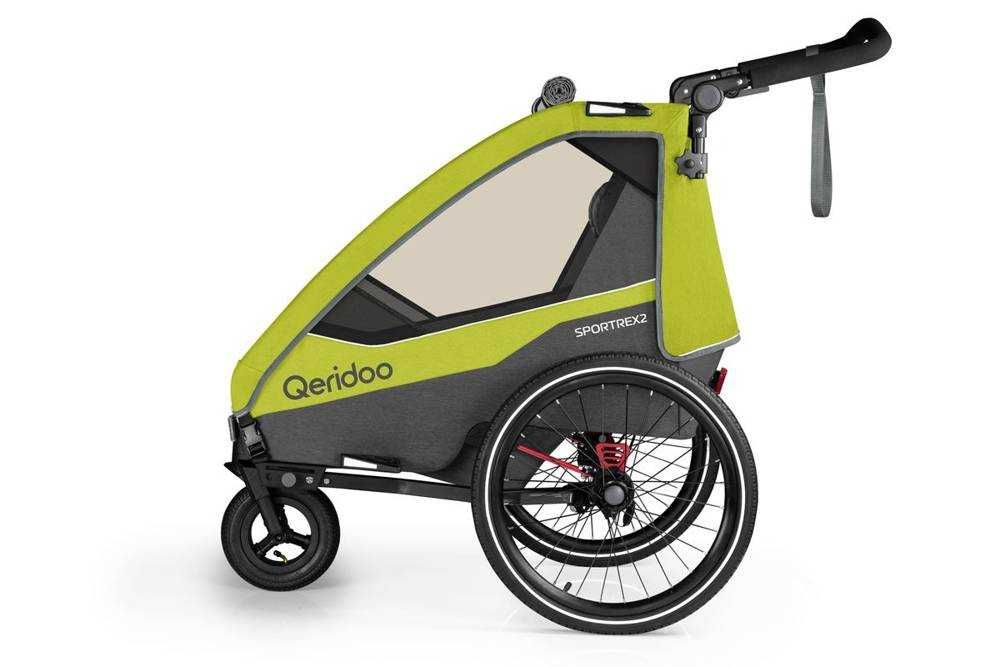 Przyczepka wózek jogger Qeridoo Sportrex 1 Lime