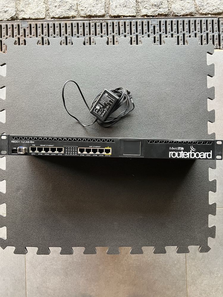 Router MikroTik RB2011UiAS-RM z zasilaczem – rack 1U