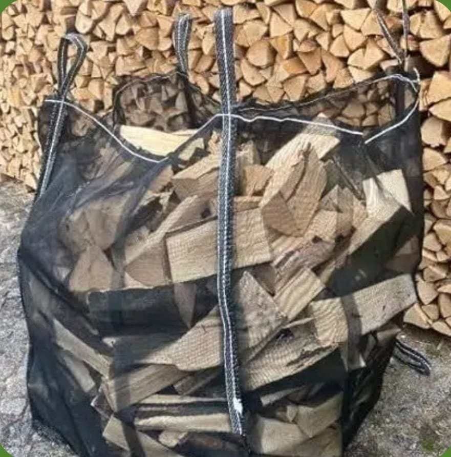 Big bags ventilados para lenhas