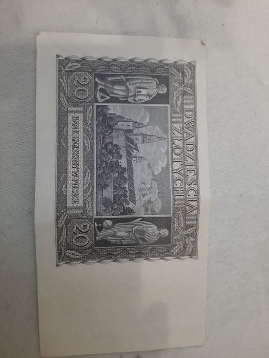 Banknoty 20 złotowe 5 zł  przedwojenne