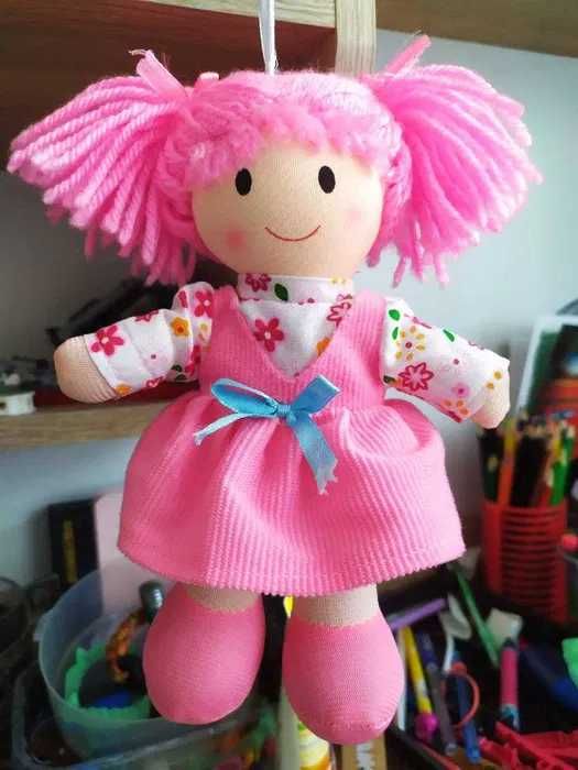 Джинсы девочке 1-1,5 года + куколка в подарок