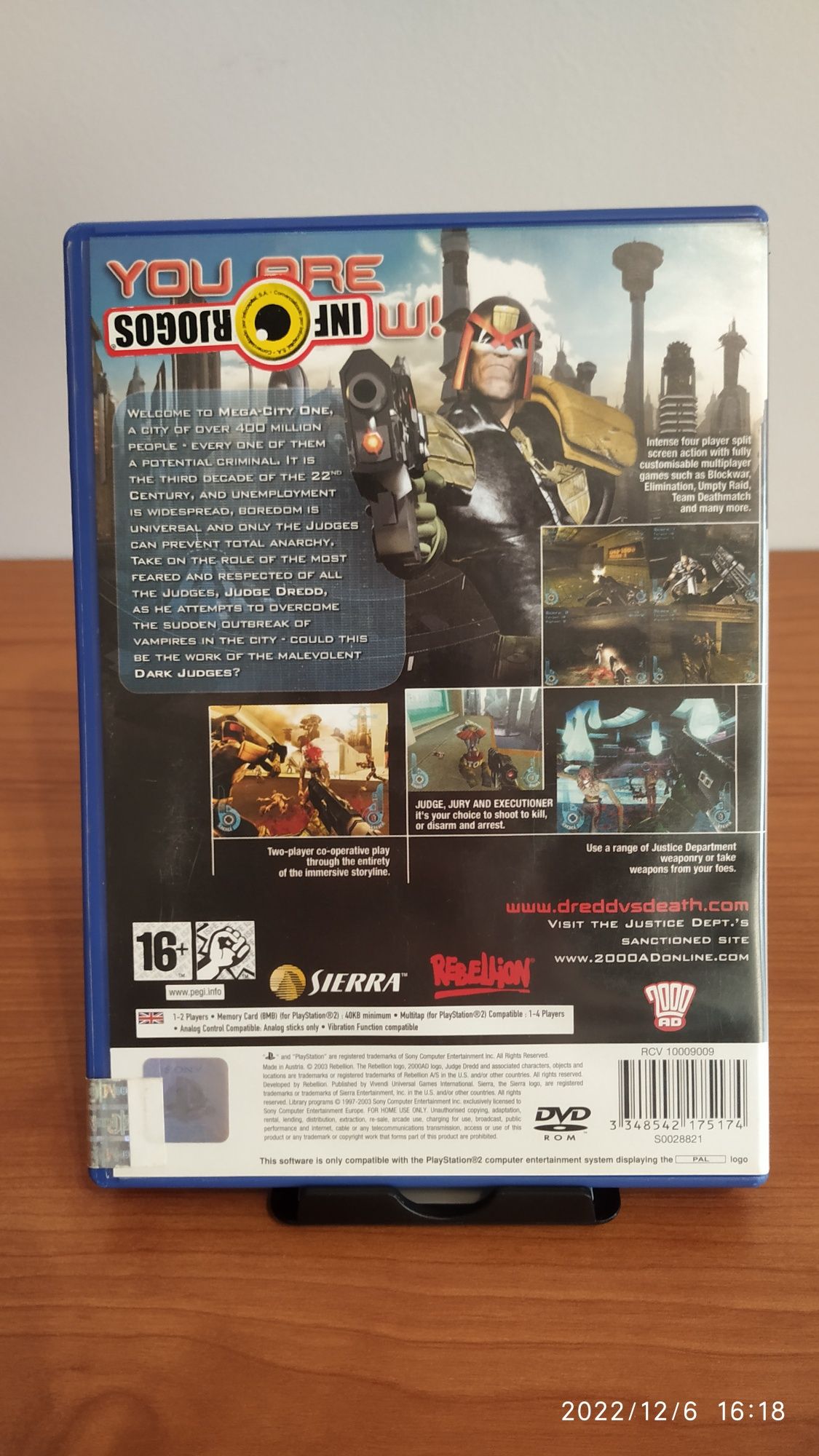 Judge Dredd: Dredd Vs. Death para PlayStation 2