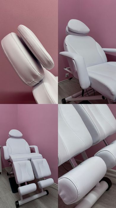 Fotel kosmetyczny do pedicure, kosmetologii i tatuażu uniwersalny