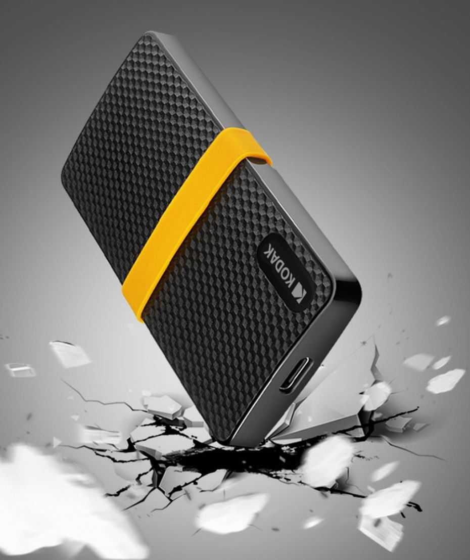 Dysk zewnętrzny SSD 2TB Kodak USB-C 3.1 SZYBKI NOWY PL 24h