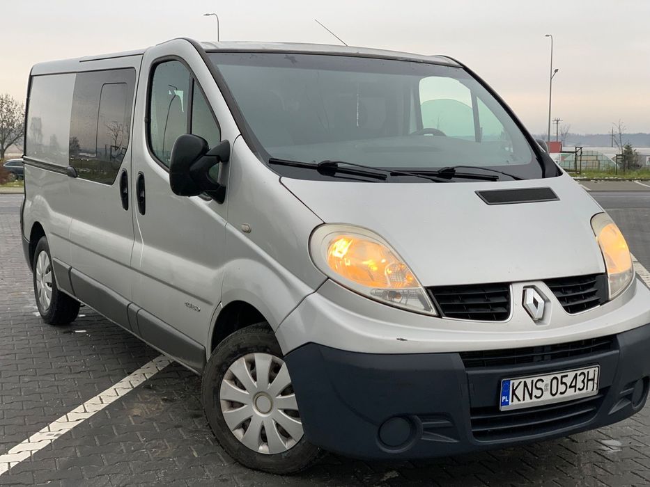 Renault Trafic Renault Trafic 2.5 DCI 6 osobowy LONG L2H1 2009 rok Brygadówka