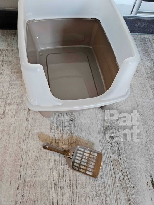 Kuweta dla kota duża otwarta z łopatką pojemna kot dom