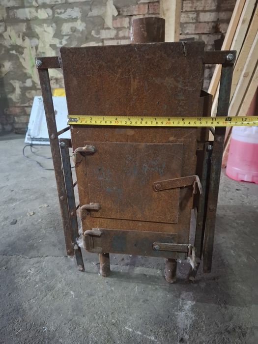 В продаже буржуйка без труб для дымохода