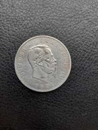 5 лир 1871 г. Италия ( серебро)