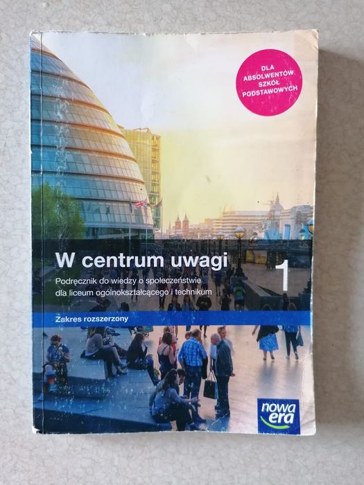 Podręcznik W centrum uwagi 1 poziom rozszerzony