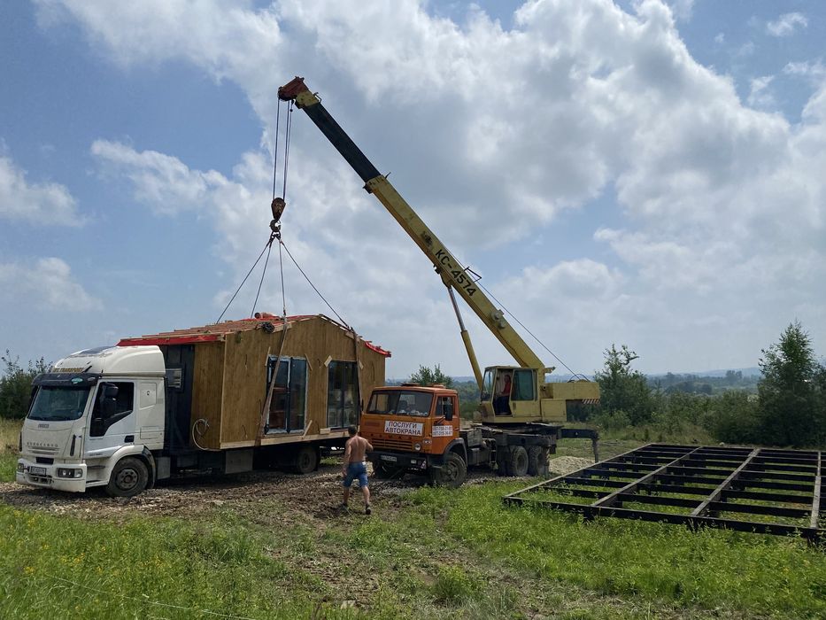 Оренда Послуги Кран 20тон 22м. та Ескаватор 4\9тон .Мінімальна ціна!