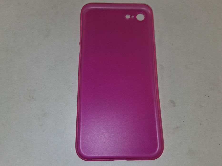 E139 Etui Do iPhone 7 8 SE 2022 Różowe Gumowe Bumper