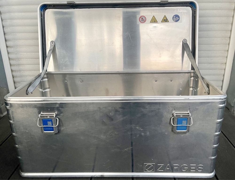 Zarges EUROBOX 81L skrzynia hermetyczna aluminium 6kg Vanlife Camper