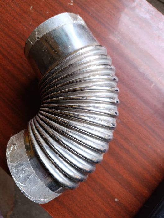 Гофра коліно 90° до газового котла