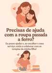 Precisas de ajuda com a roupa passada a ferro? Eu posso ajudar!