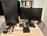 2 monitory Dell U2719D + stacja Thunderbolt