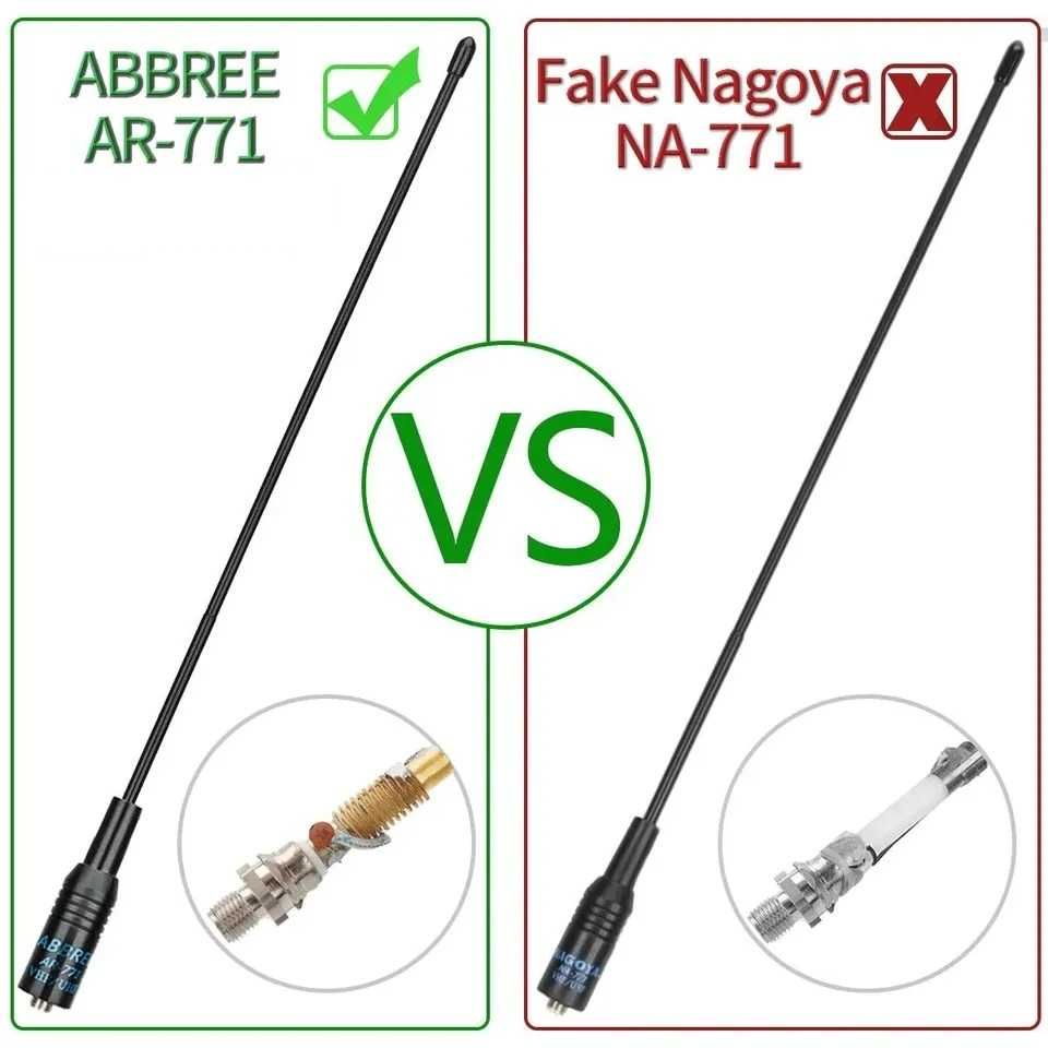 ABBREE AR-771 Długa Antena Dwuzakresową Baofeng