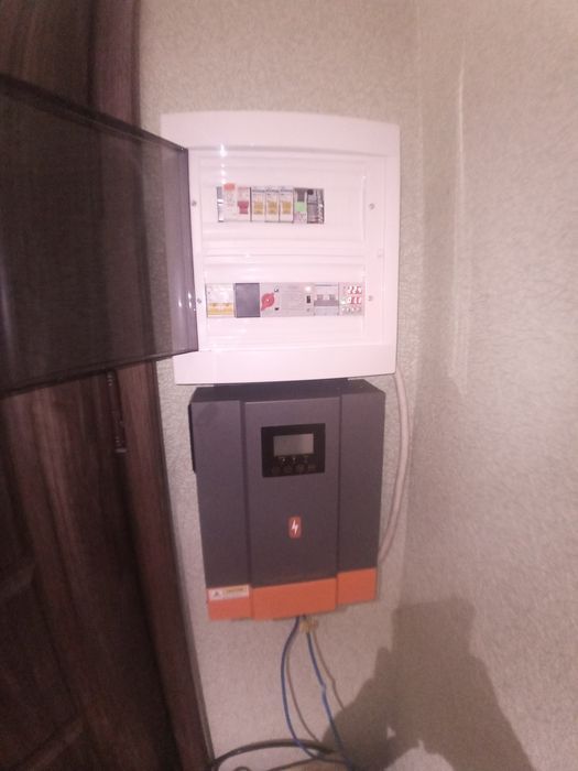 Електрик.Пїдключення інвенторів,екофло ї тд.Комплексний електромонтаж.