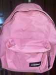 Mochila eastpak rosa claro usada