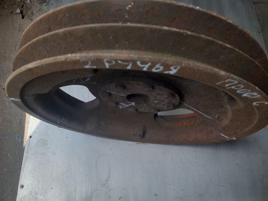 Шкив двухручейный профиль с.