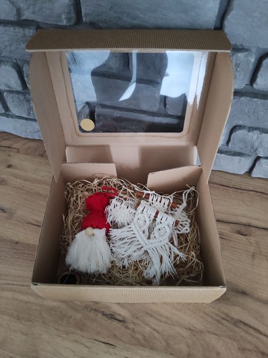Nowe ozdoby świąteczne handmade  makrama