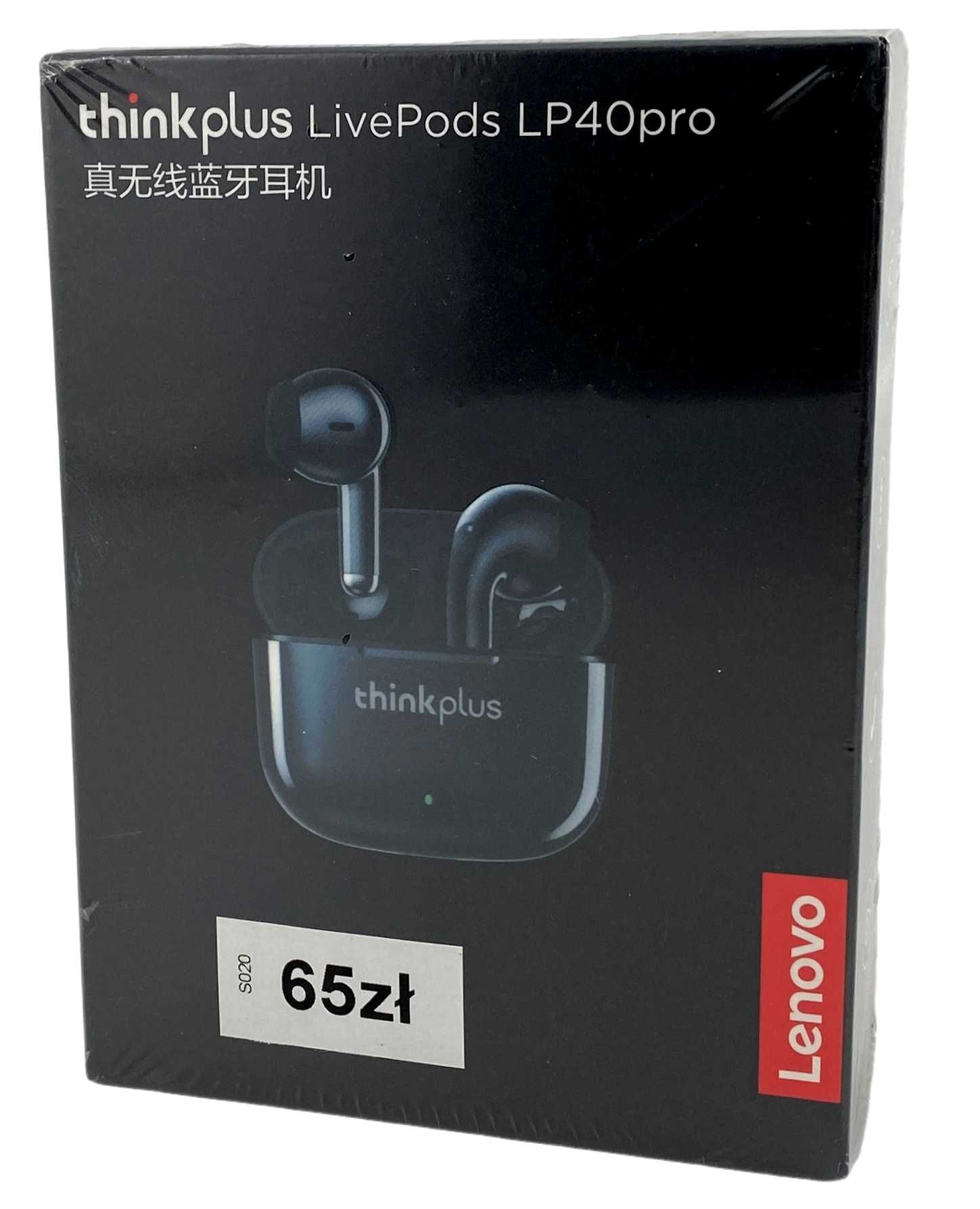 Słuchawki bezprzewodowe dokanałowe Lenovo LP40PRO