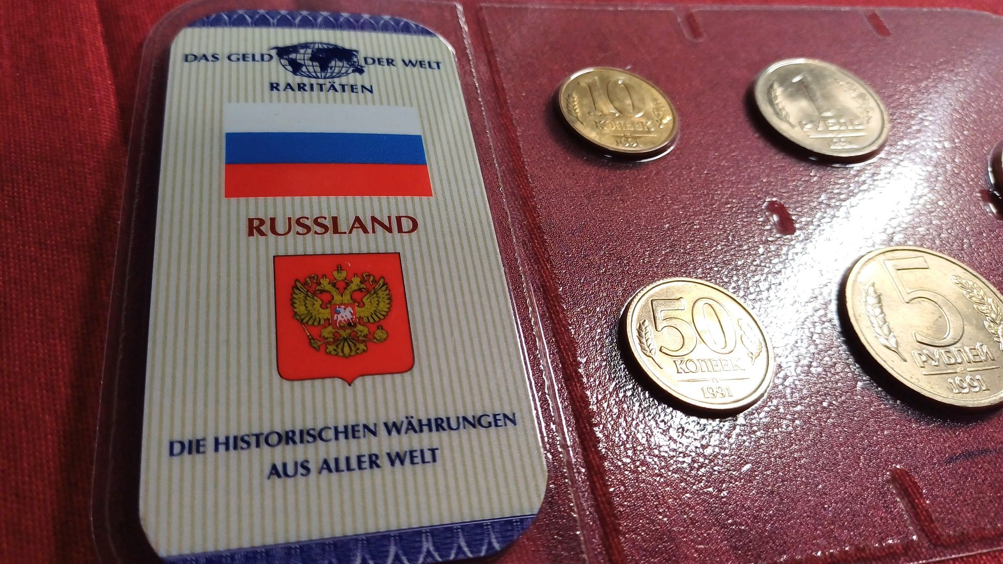PROMOÇÃO--Russia-set moedas Russland Unc blister
