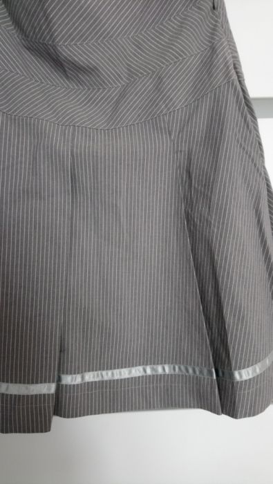 Spódnica szara srebrna nitka rozmiar 34/36 XS/S Orsay