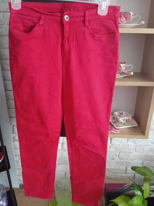 Spodnie damskie dżinsy bawełniane