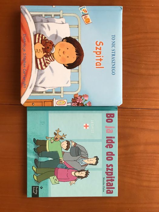 Dla dzieci o szpitalu 2 książki