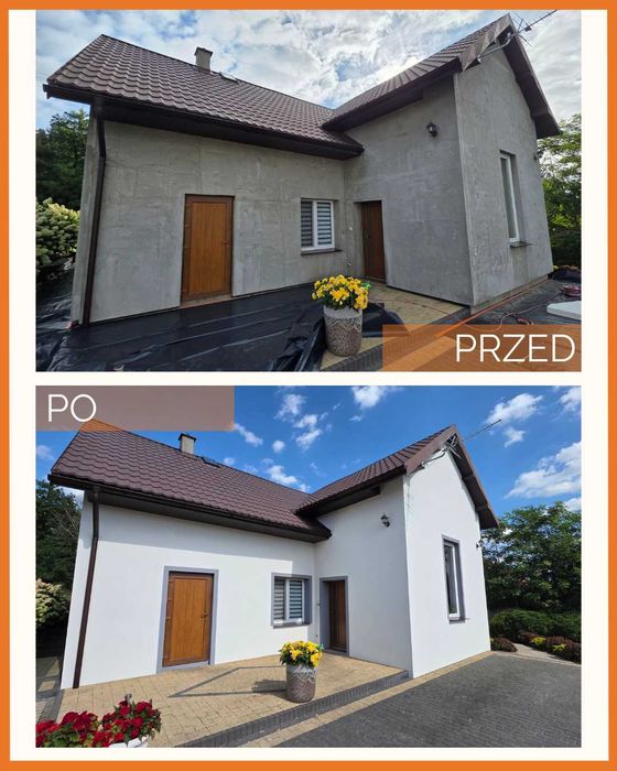 Ocieplenie domu, elewacje, tynkowanie elewacji, Kępno, Ostrzeszów, Wie